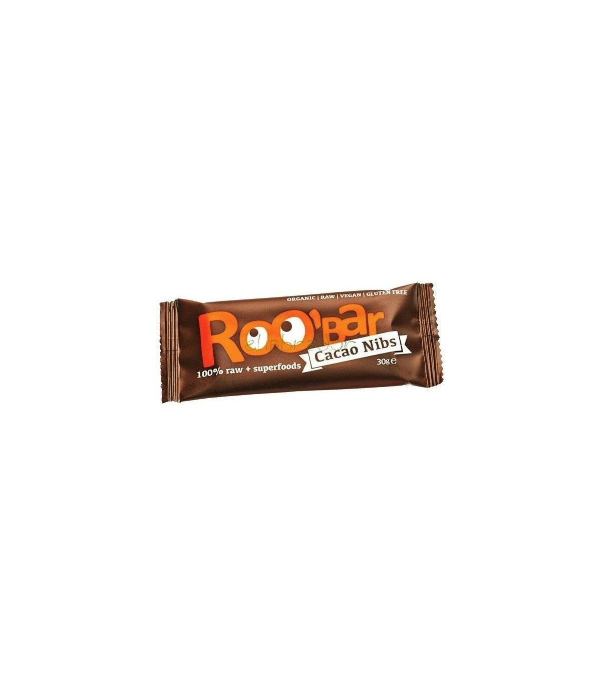 Barrita  Roobar CACAO NIBS Y ALMENDRAS  30 GR 
