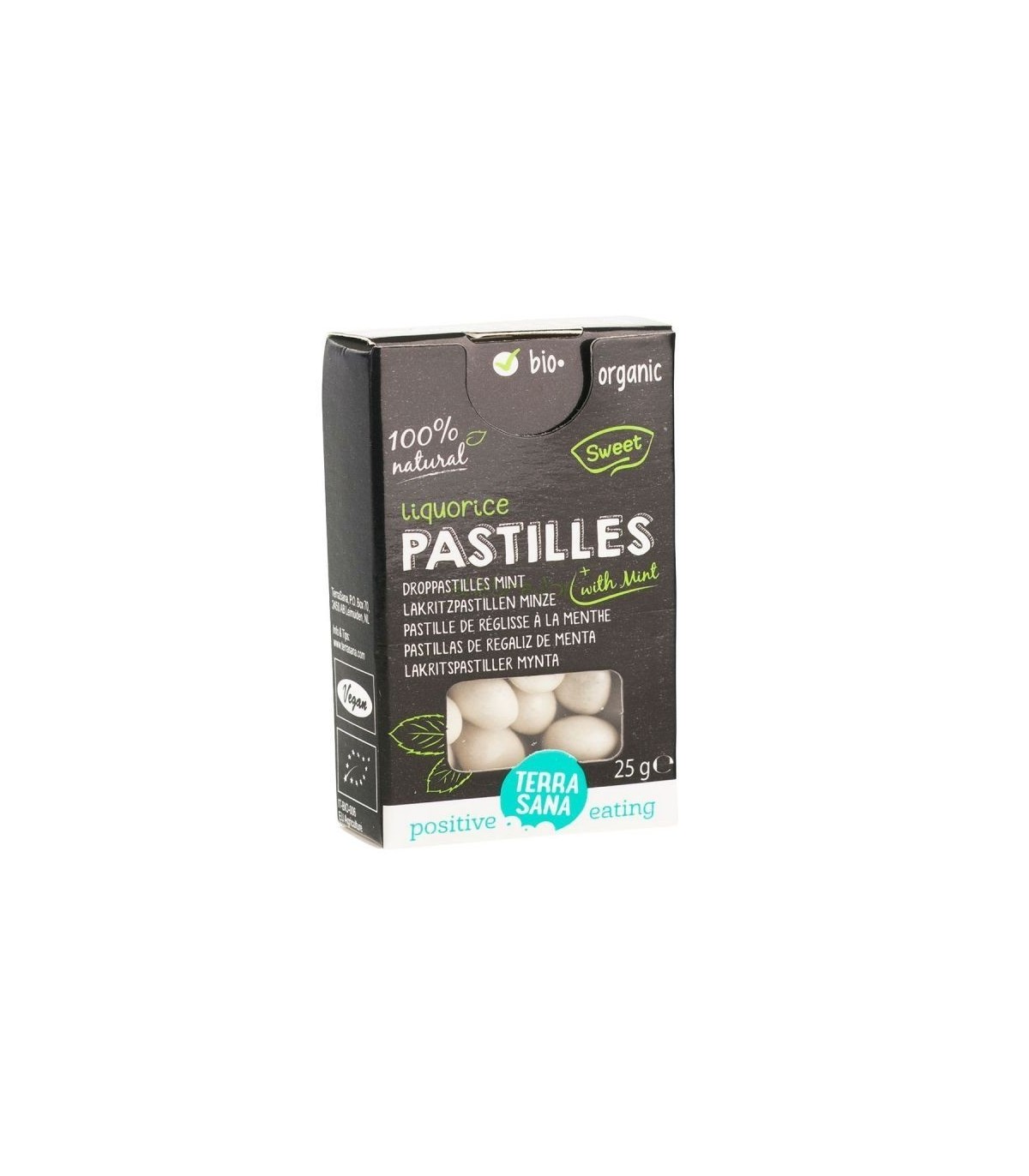 REGALIZ ENPASTILLAS CON MENTA 25G