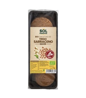Galletas de trigo sarraceno con dátil 170g bio