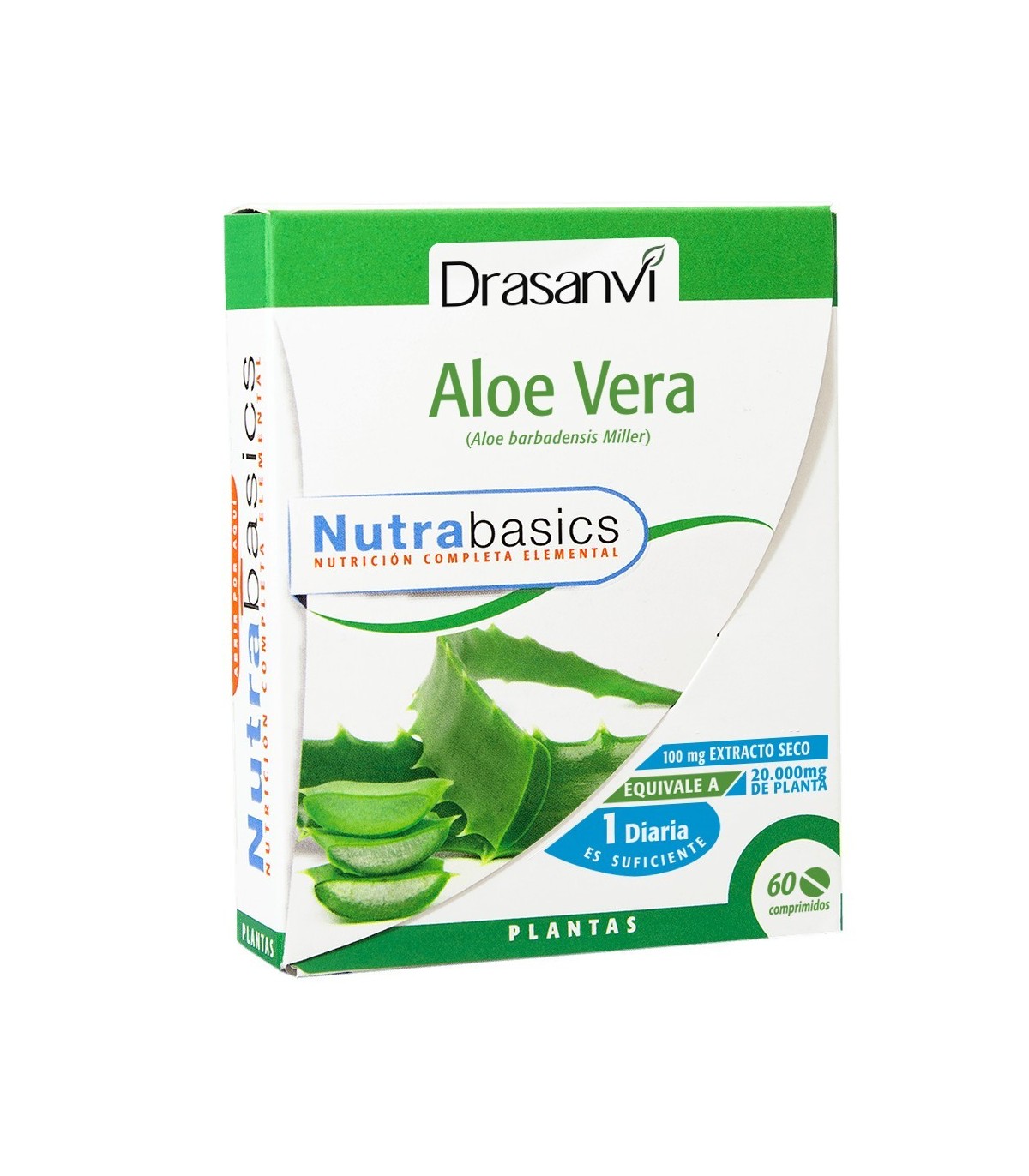 Aloe Vera 60 Comprimidos Nutrabasics Drasanvi