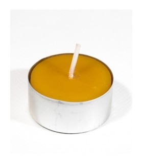 Vela de té original- cera de abeja 100% 6 Unidades