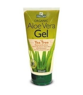 Gel de Aloe vera con Aceite de arbol de te 200 ml