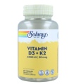 Big D3 & K2 - 120 VegCaps. Sin Soja. Sin Gluten. Apto Para Vegetarianos.
