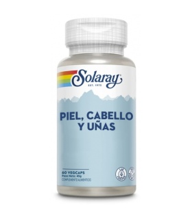 Piel ,Cabello Uñas- 60 Vegcaps. Apto para veganos. Sin gluten.