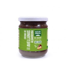 Crema de avellanas y algarroba tarro 200 g
