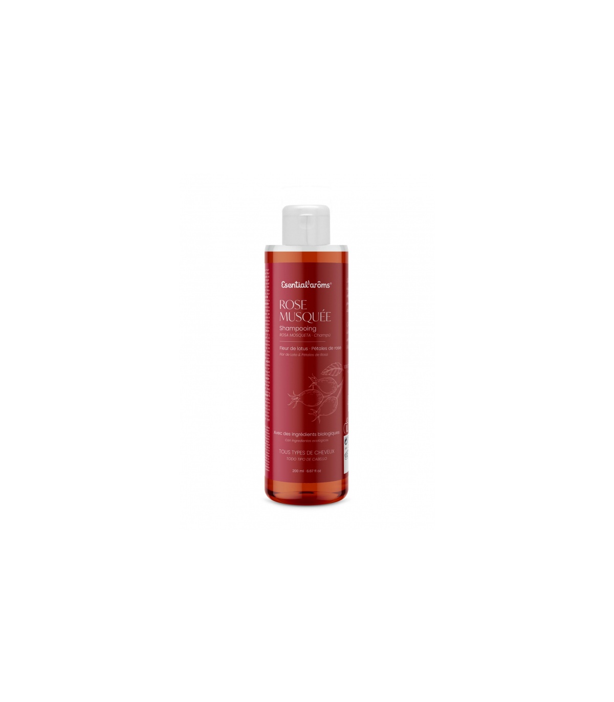 Champú de rosa mosqueta 200 ml