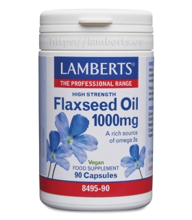 Aceite de Semillas de Lino 1000 mg rico en Omega 3