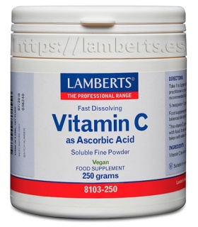 Vitamina C en forma de Ácido ascórbico - 250gr