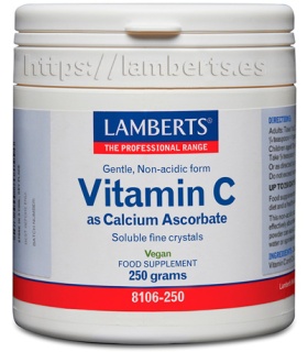 Vitamina C en forma de Ascorbato de Calcio - 250gr