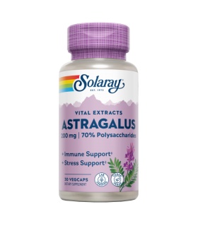 Astragalus 200 mg- 30 VegCaps. Apto para veganos