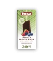 CHOCOLATE NEGRO CON FRUTOS DEL BOSQUE CON STEVIA, 125 g