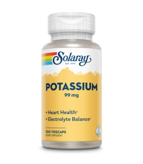 Potassium 99 mg- 200 Vegcaps. Apto para veganos.