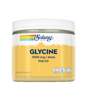 Glycine polvo- 1000 mg/400 dosis. Sin gluten. Apto para veganos.