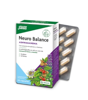 Neuro Balance 30 cápsulas suplemento natural con ashwagandha para estrés y fatiga mental