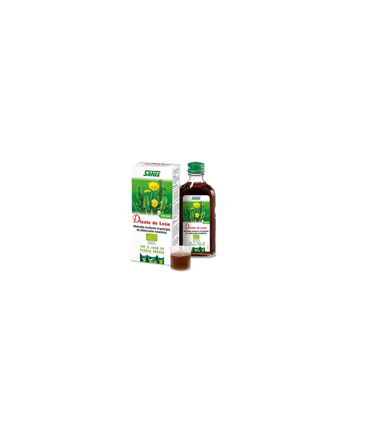 Diente de león - Jugo ecológico de planta fresca 200 ml