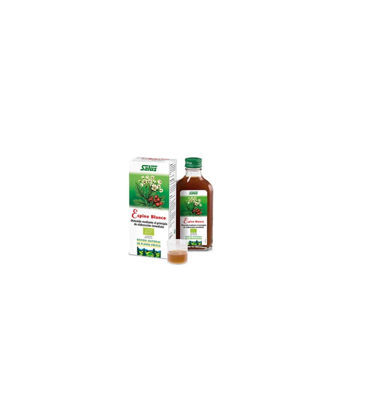 Espino blanco - Jugo ecológico de planta fresca 200 ml
