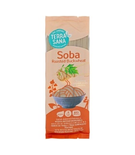 TerraSana Soba - Espaguetis japoneses de trigo - Trigo sarraceno tostado - 250gr
