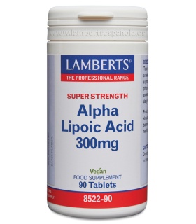 Ácido Alfa Lipoico 300 mg, ALA o Ácido Tióctico - 90 tabletas
