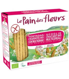 PAN DE FLORES MULTI-CEREALES SIN GLUTEN BIO,150 g
