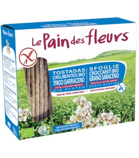 PAN DE FLORES TRIGO SARRACENO SIN SAL SIN GLUTEN SIN AZUCARES