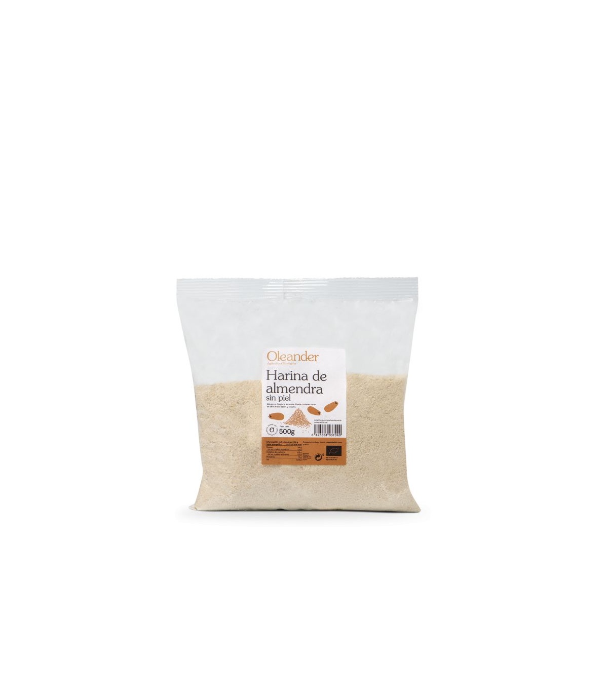 OLEANDER - HARINA DE ALMENDRA PELADA - 500gr