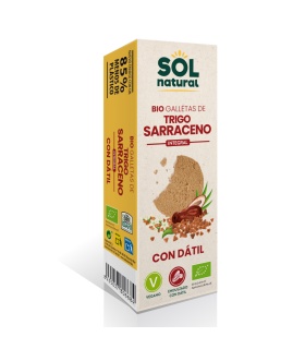 Galletas de trigo sarraceno con dátil - 170g bio