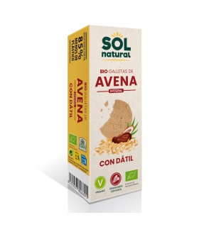 Galletas de avena endulzadas con dátil - 170gr bio