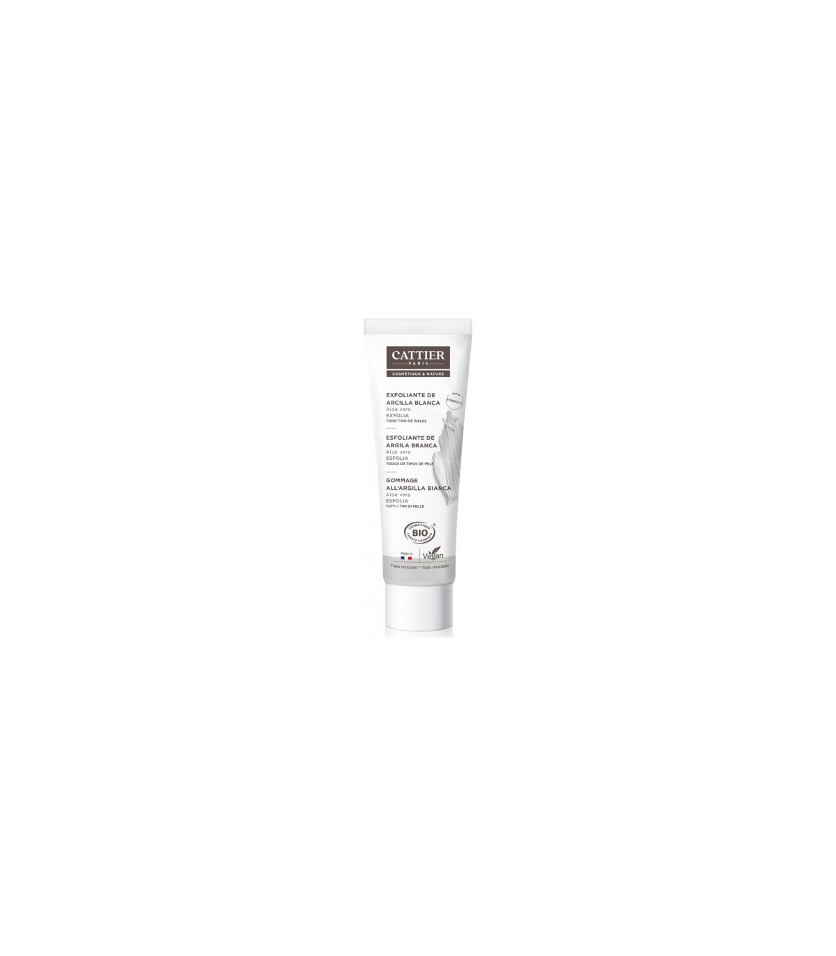 EXFOLIANTE ARCILLA BLANCA (Todo tipo pieles) - 100ml