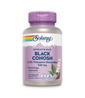 Black Cohosh (Cimicifuga) 120 VegCaps. Sin gluten. Apto para veganos.