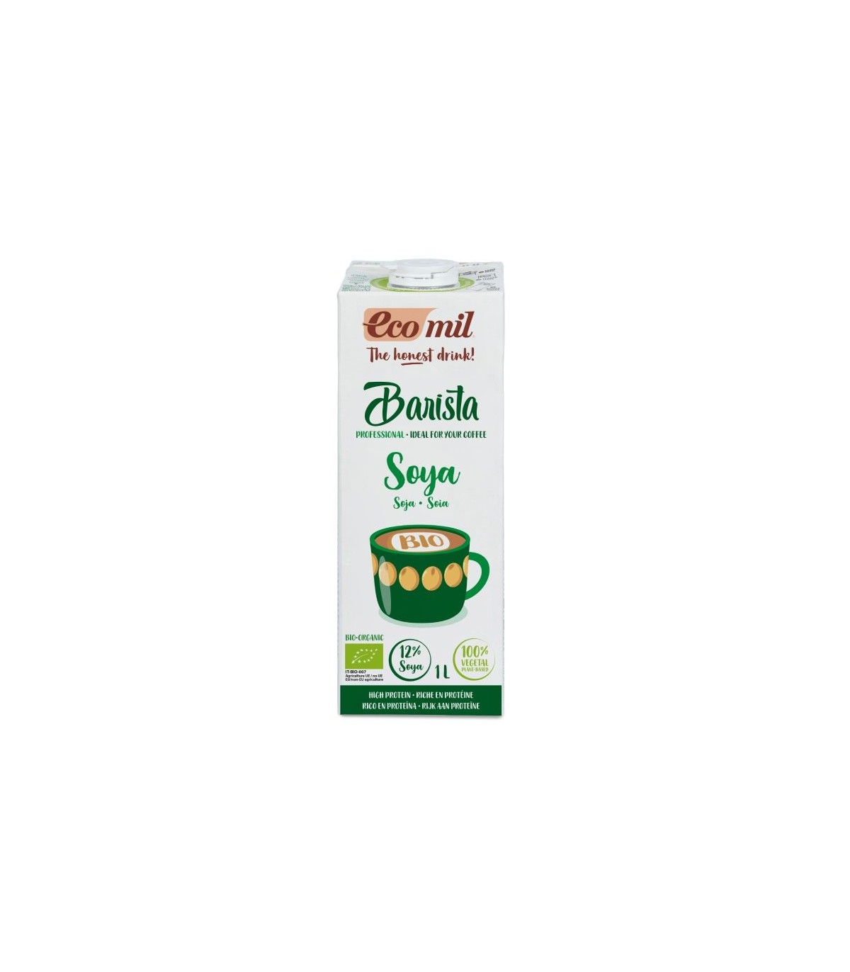 ECOMIL BEBIDA DE COCO CLASSIC NATURE (SIN AZÚCAR) BIO 1 L