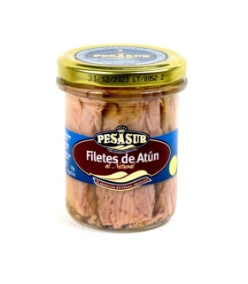 PESASUR - FILETES DE ATúN (TARRO CRISTAL) - 195gr