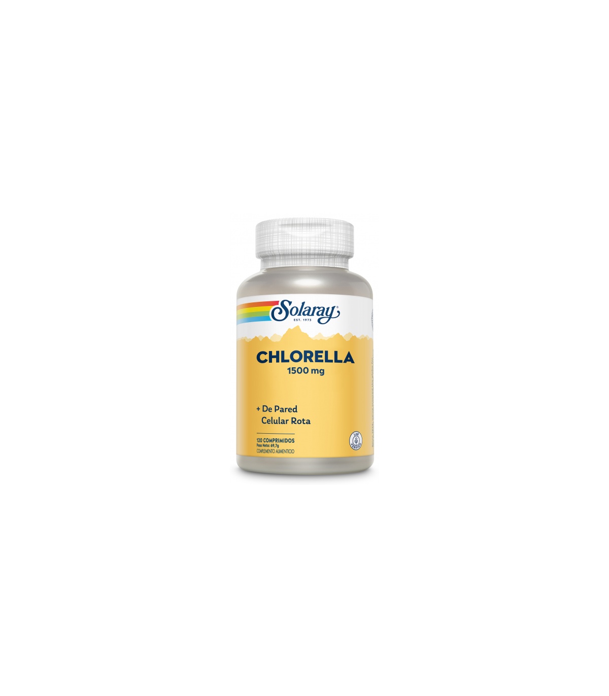 Chlorella-120 comprimidos. Apto para veganos