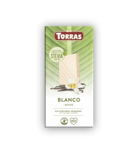 Chocolate Blanco con Stevia - 100gr