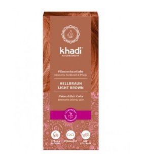 HENNA 100% VEGETALES BIO KHADI - Castaño claro - 100gr