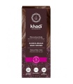 HENNA 100% VEGETALES BIO KHADI - Castaño oscuro - 100gr