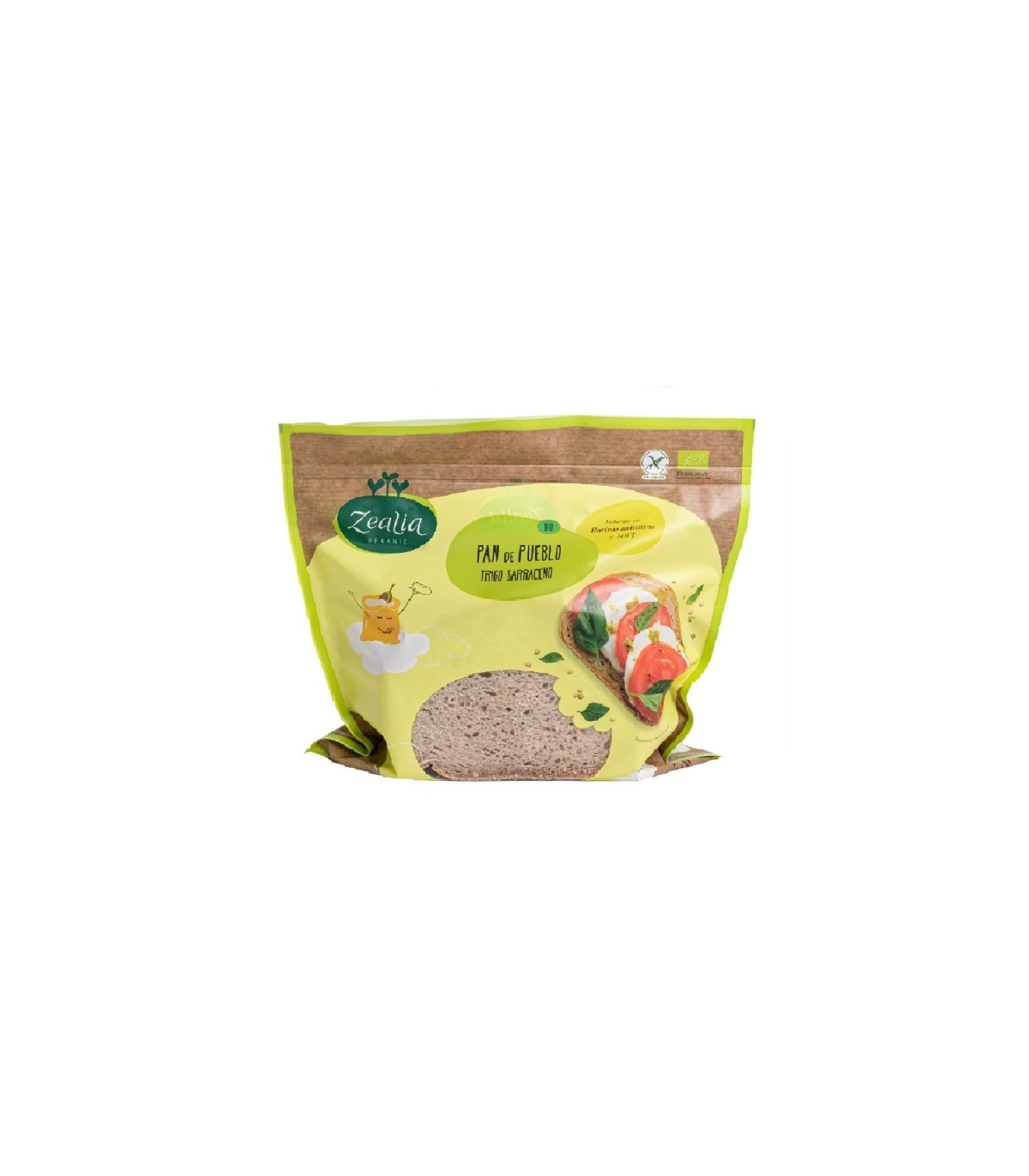 Pan de pueblo SIN GLUTEN, ecológico - 330gr