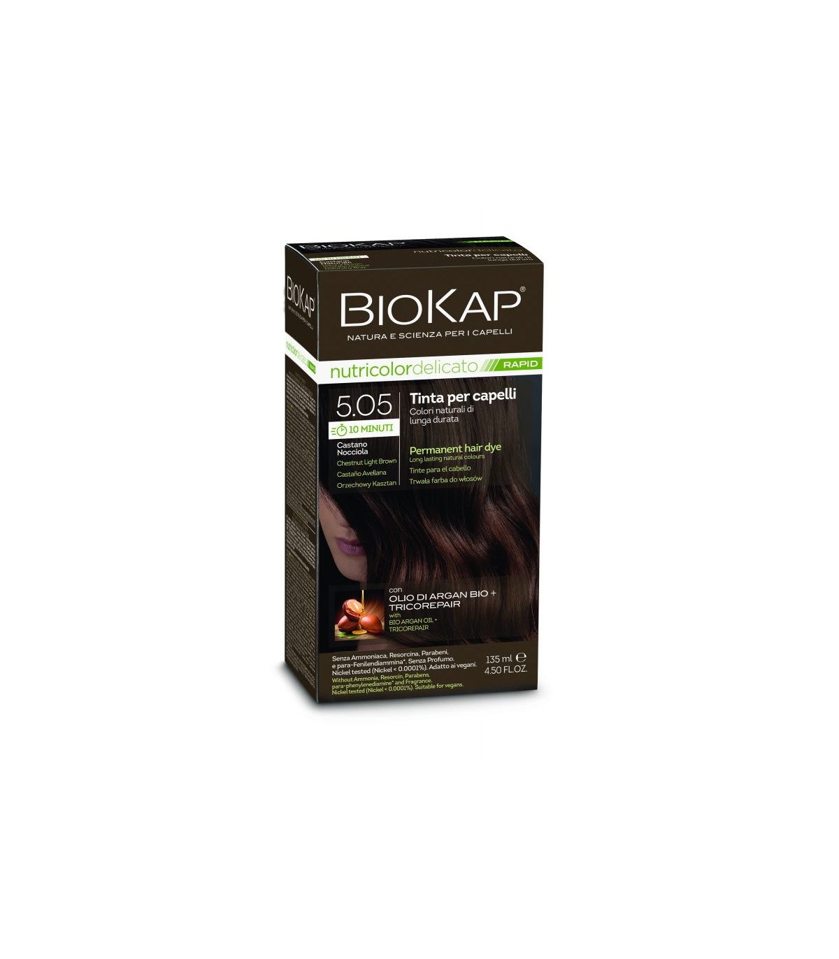 amoníaco resorcina parabenos SLES, SLS  PPD  Níquel