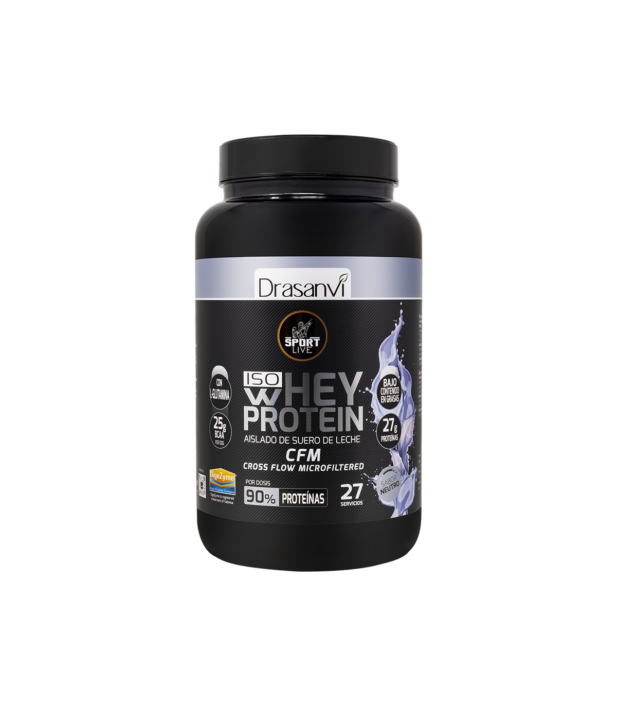 Whey Protein Aislado - 800gr - Sport Live Drasanvi