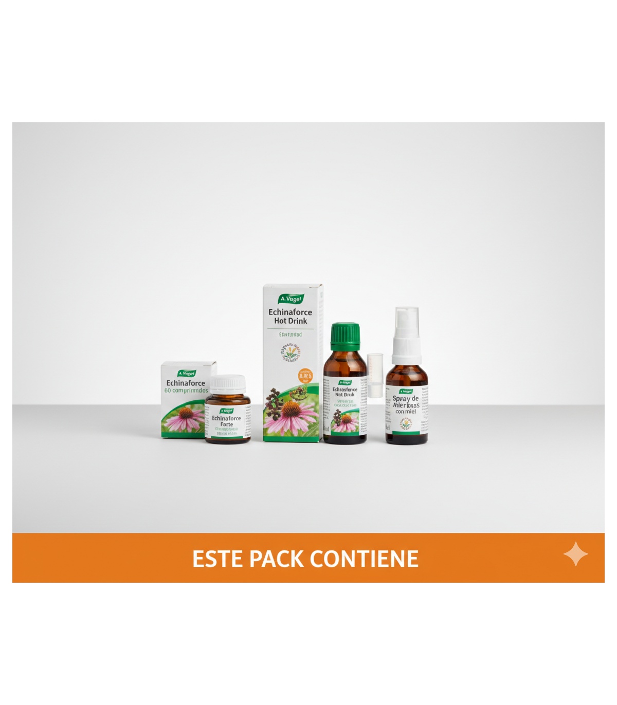 Pack Echinaforce HotForce + Spray Miel | Defensa natural contra la tos