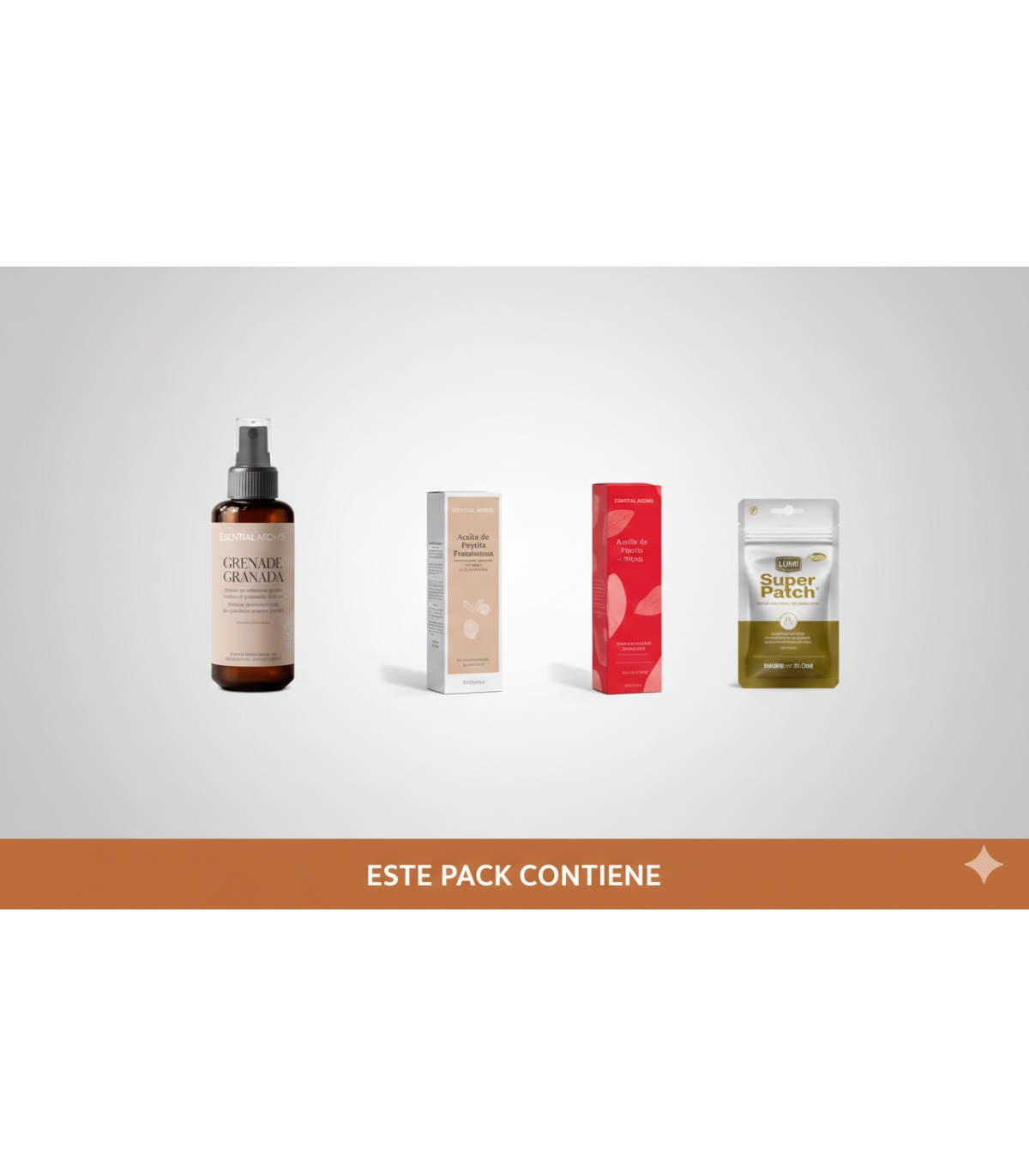 Pack 'Para ti, mujer' - AV de Granada + AV Pepita de frambuesa + Aceite seco Synergy + Lumi Superpatch