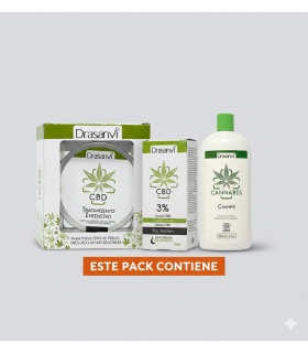 Pack OFERTA - CBD + 3 Arcillas + Aceite CBD 3% + CHAMPÚ DE CANNABIS DE REGALO