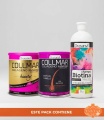 Pack "Belleza holística" - 1 Collmar Beauty + 1 Collmar Queratin + Champú Biotina