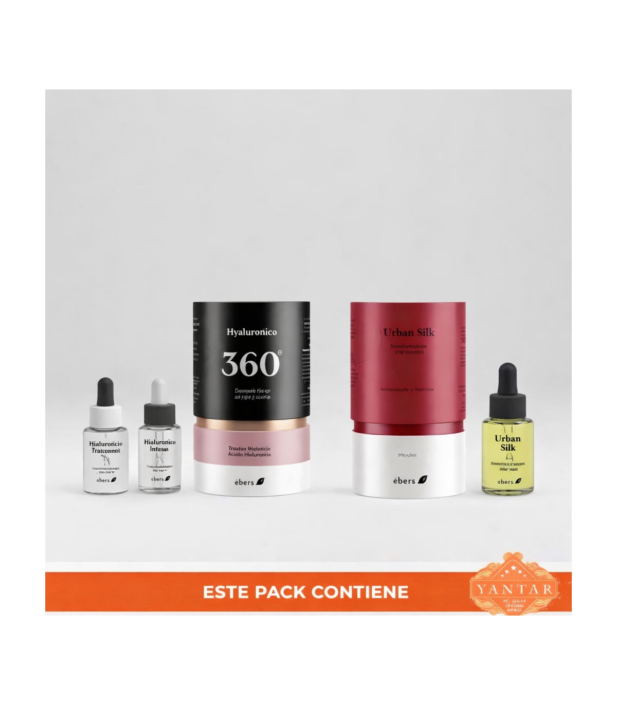 Pack Belleza 360 + Urban Silk | Hidratación y antiedad | Yantar
