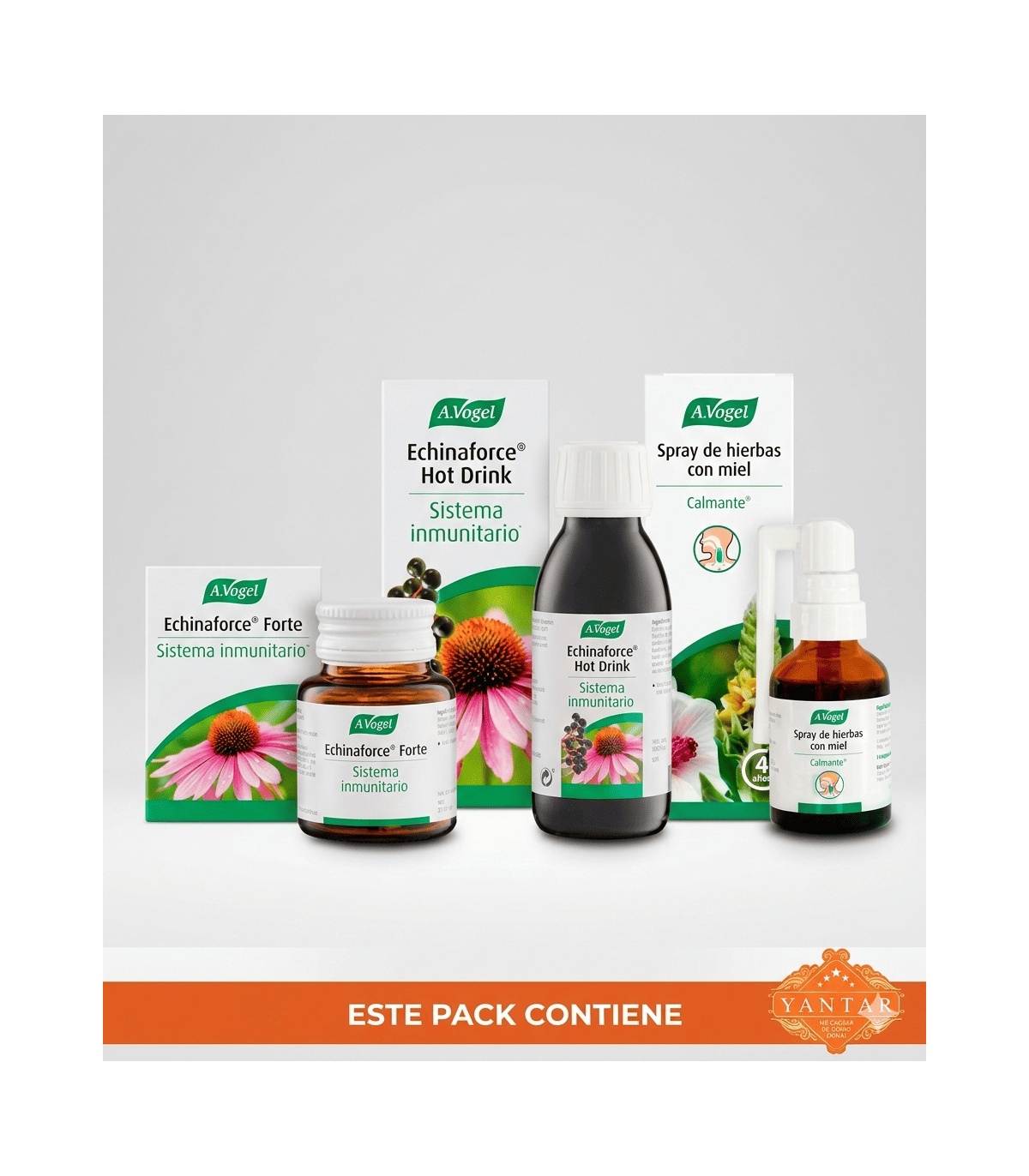 Pack Echinaforce HotForce + Spray Miel | Defensa natural contra la tos
