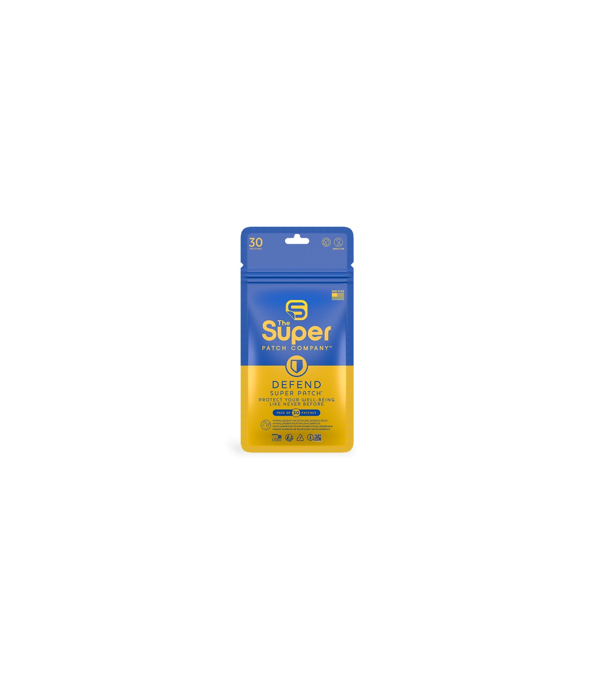 SUPER PATCH - DEFEND (SIÉNTETE MEJOR CON TU SALUD) - 30 parches