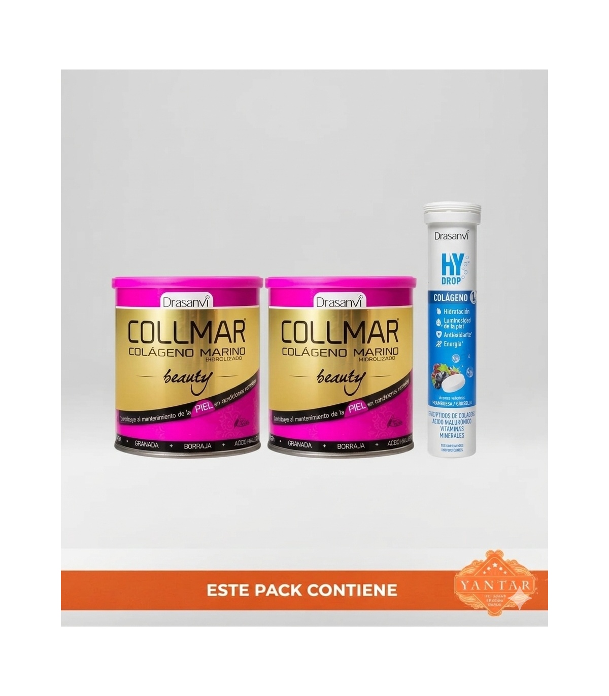 ¡Pack ahorro! - 2 Colágenos Collmar Beauty + HY DROP Electrolitos colágeno DE REGALO
