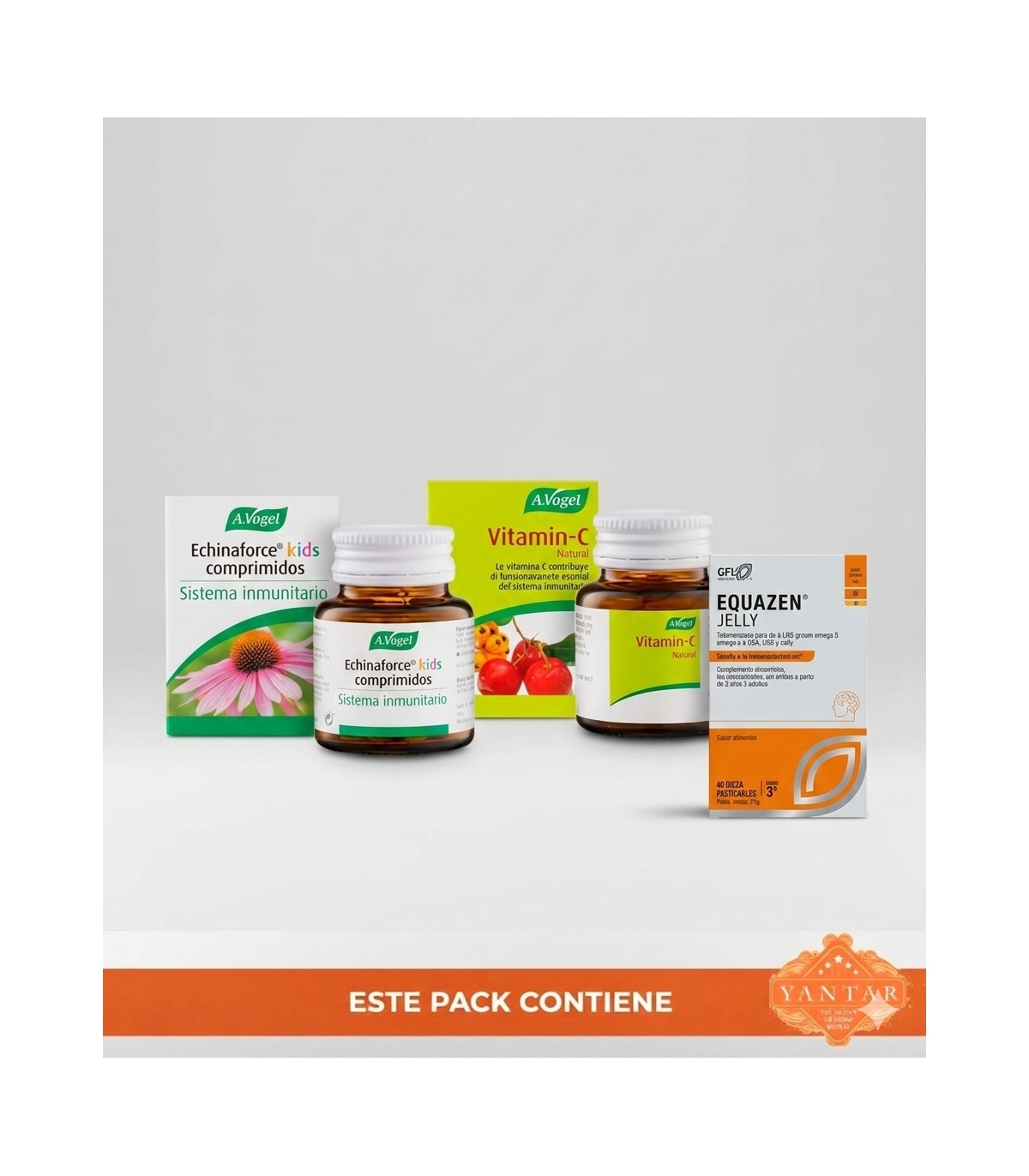 Pack Echinaforce Kids C + Equazen Chews. Refuerzo inmunitario infantil