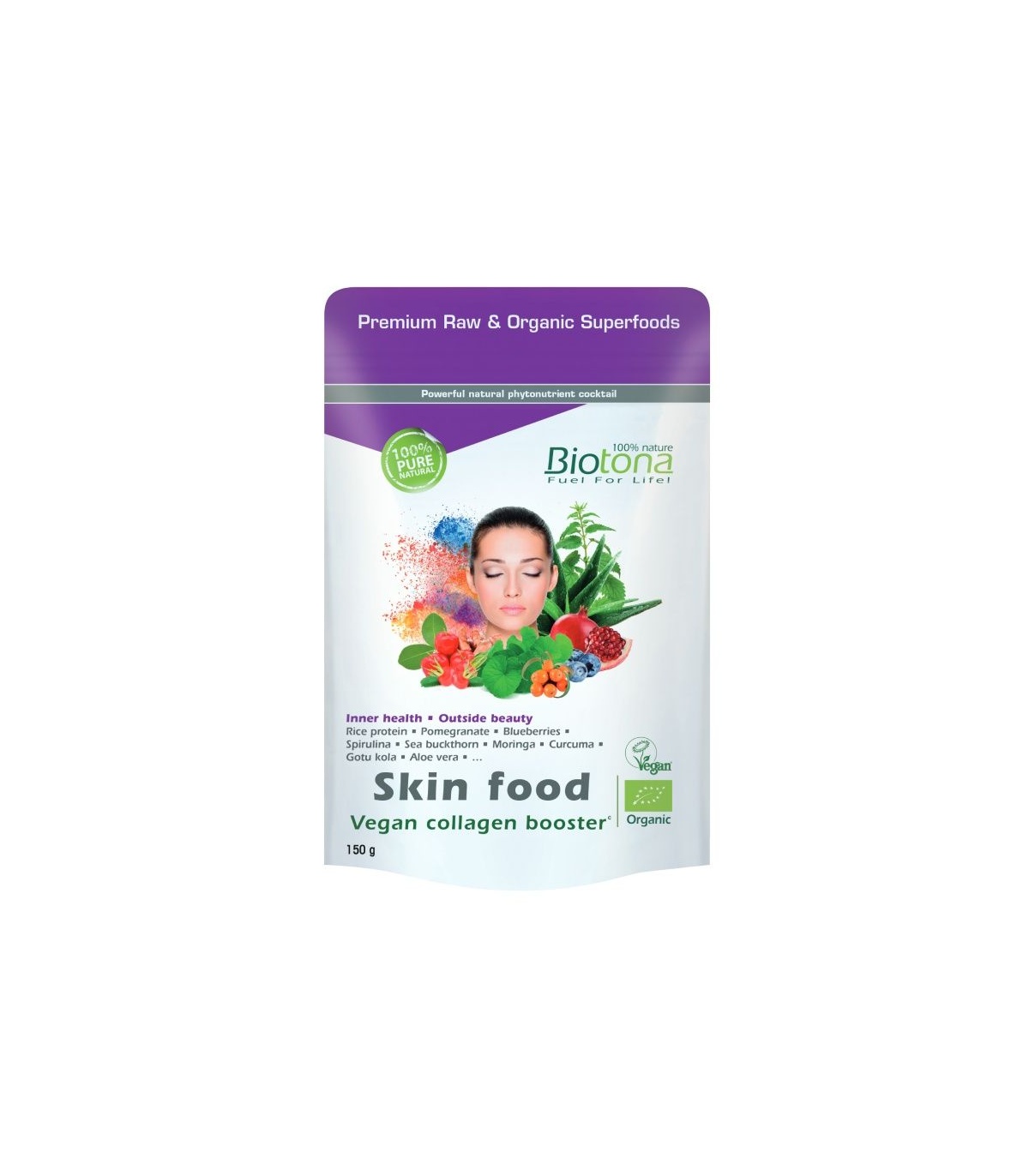 BIOTONA - RAW POWDER SKIN FOOD - 150GR