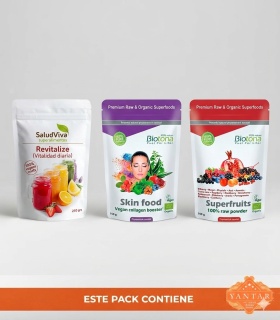 Pack 'Super-antioxidantes' - Superfruits 150gr + Skin food 150gr + Revitalize 250gr