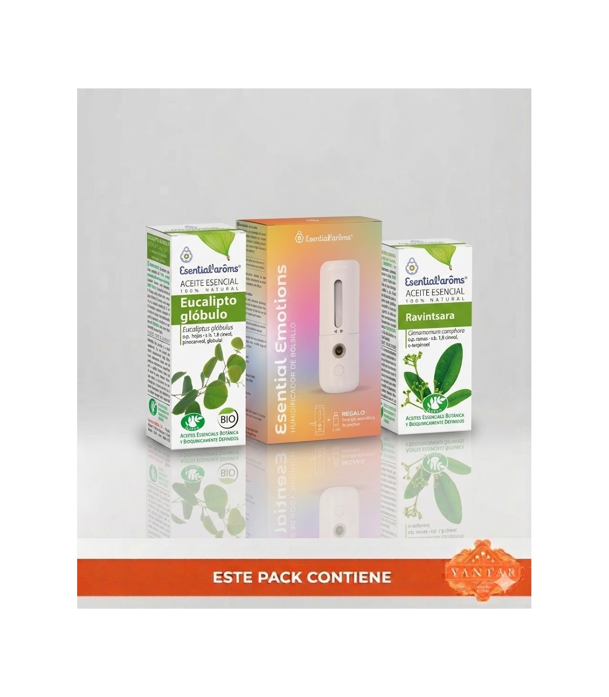 Pack ahorro 'Respiración on the go' - Difusor + Aceites esenciales